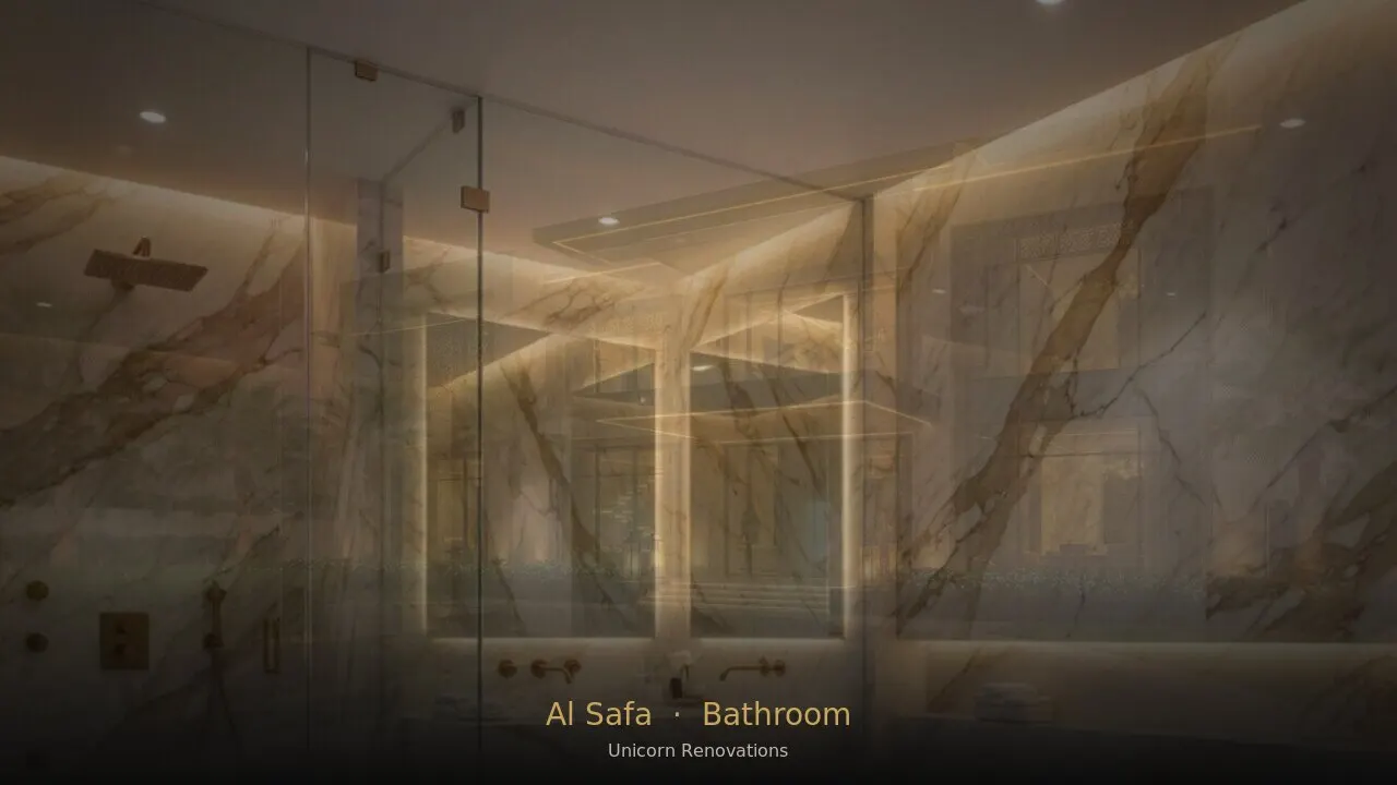 Bathroom Renovation in Al Safa — Unicorn Renovations