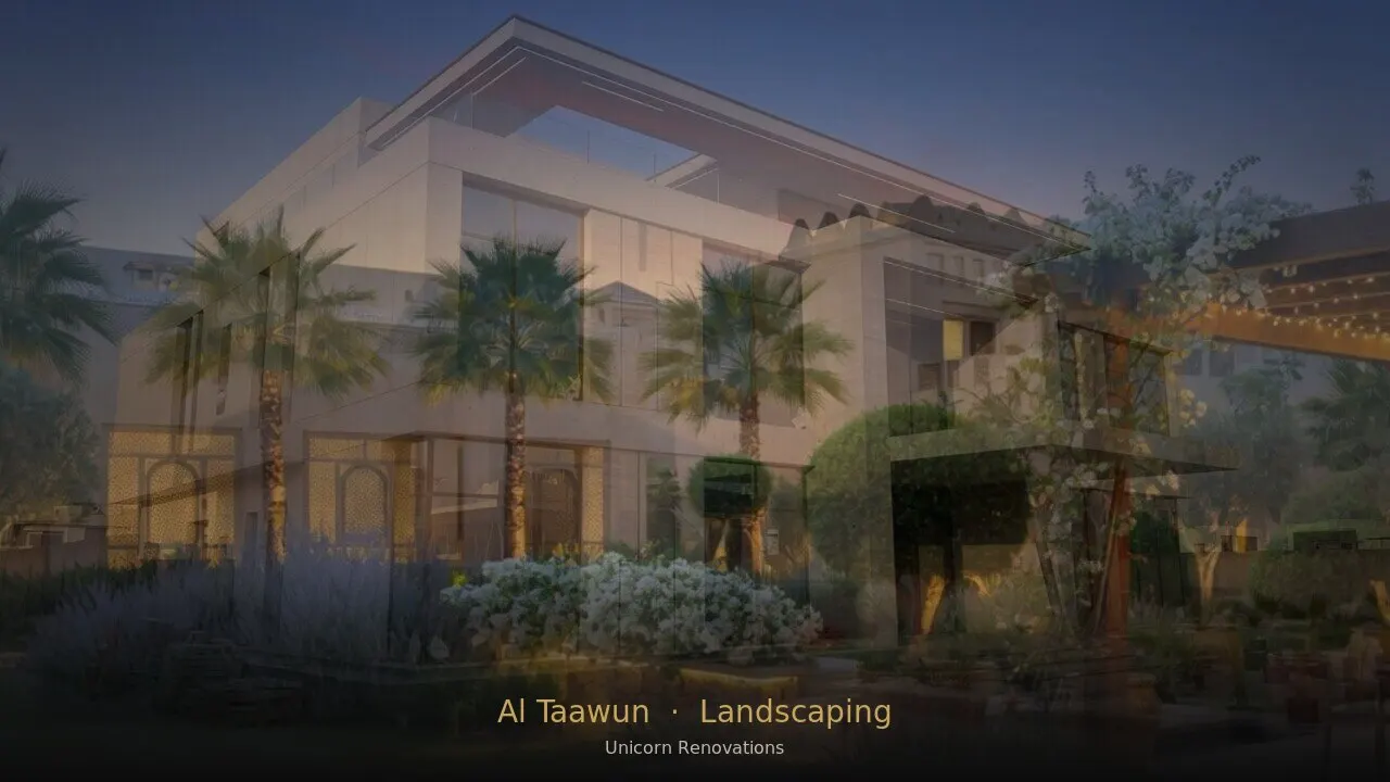 Landscaping in Al Taawun
