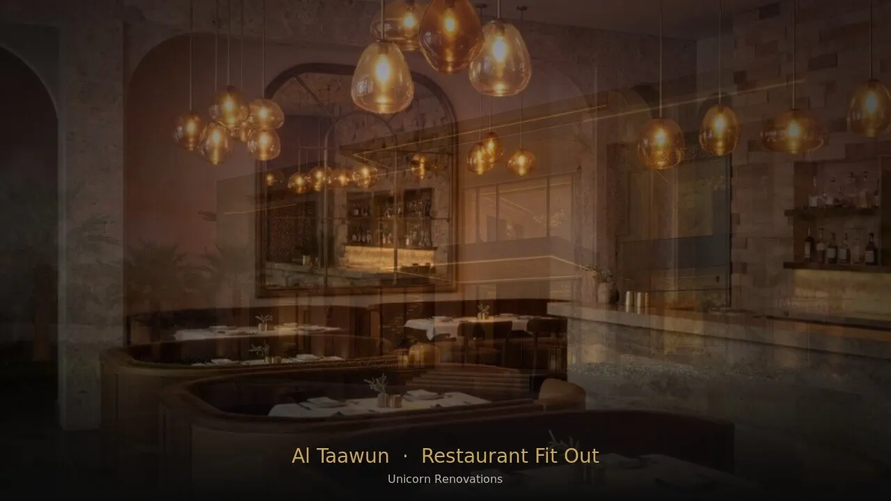 Restaurant Fit-Out in Al Taawun