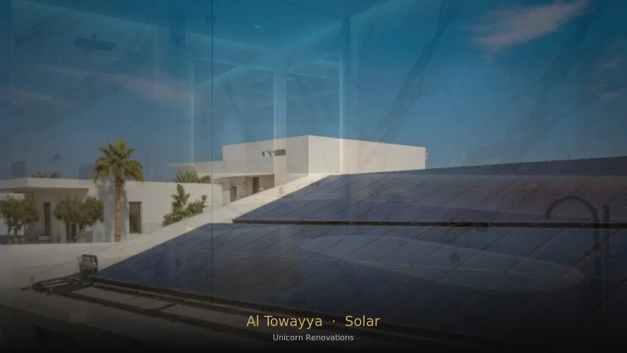 Solar Solutions in Al Twayya — Unicorn Renovations
