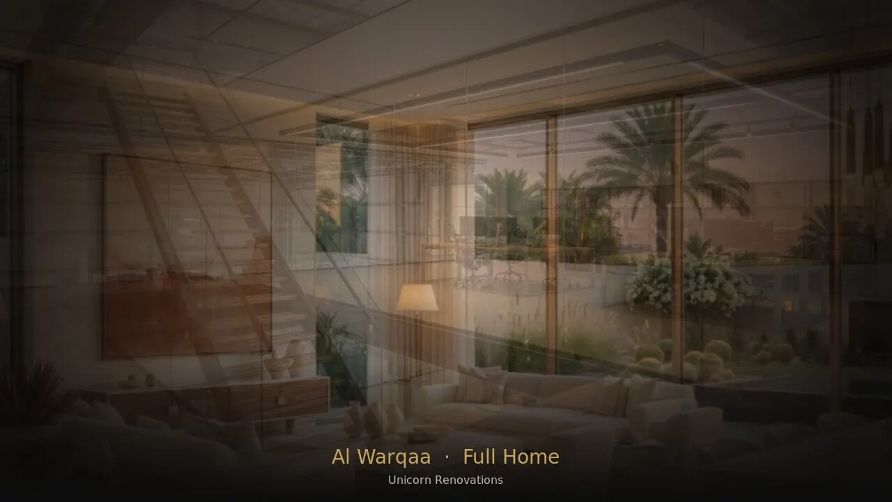 Full Home Renovation in Al Warqa