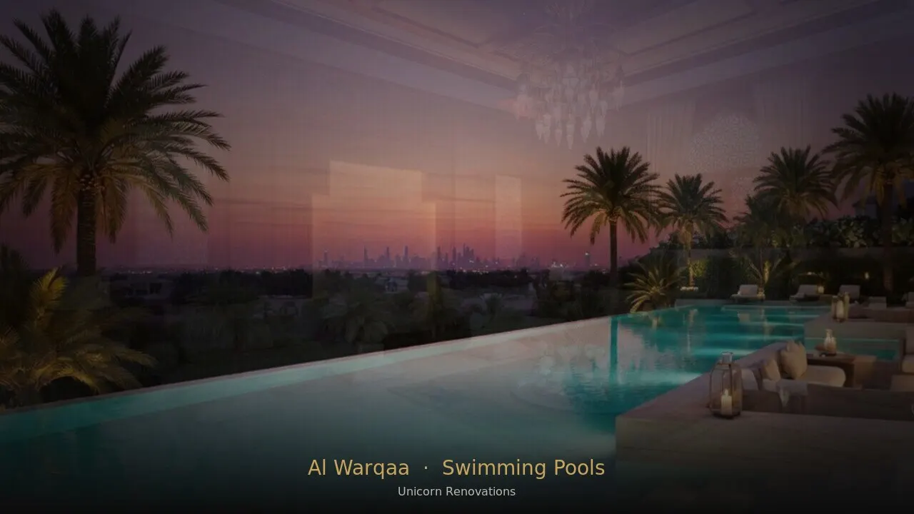 Swimming Pool Construction & Renovation in Al Warqa — Unicorn Renovations
