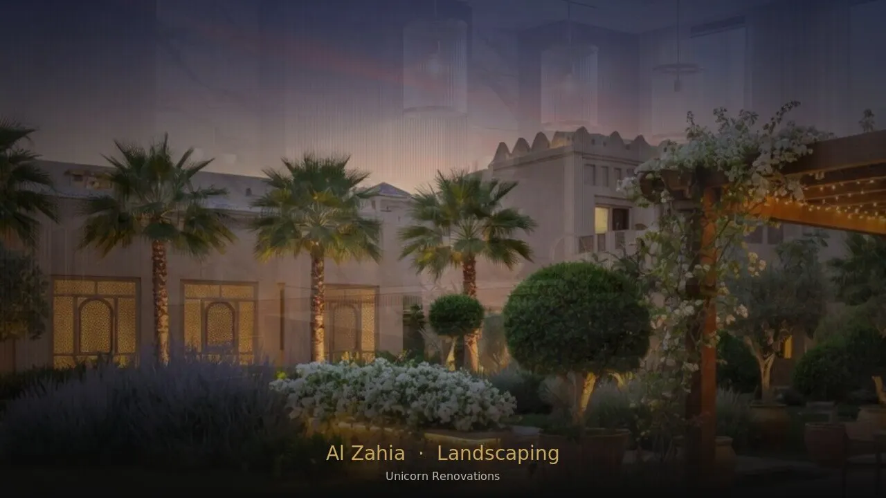 Landscaping in Al Zahia