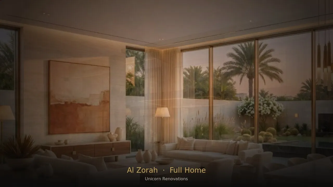 Full Home Renovation in Al Zorah