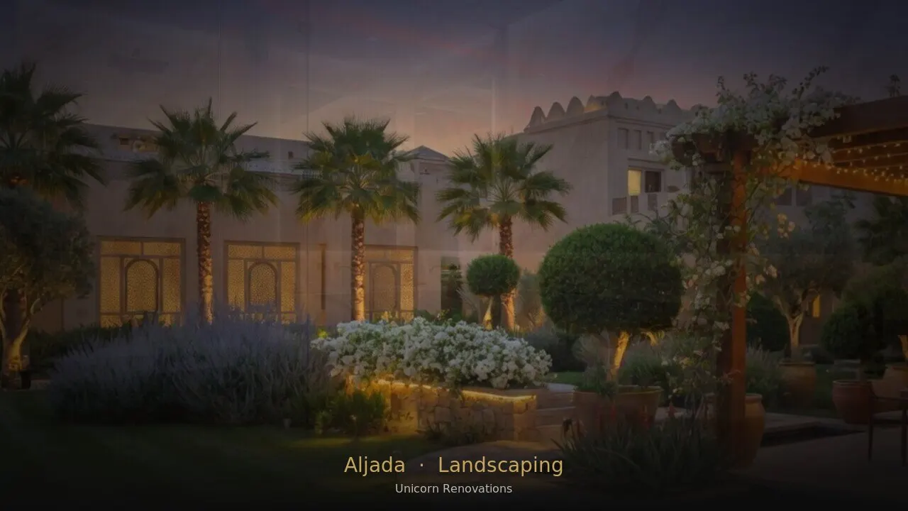 Landscaping in Aljada