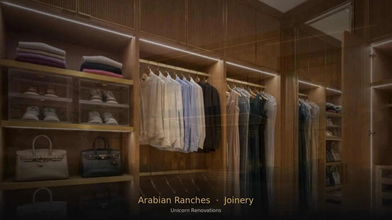 Joinery & Cabinetry in Arabian Ranches — Unicorn Renovations