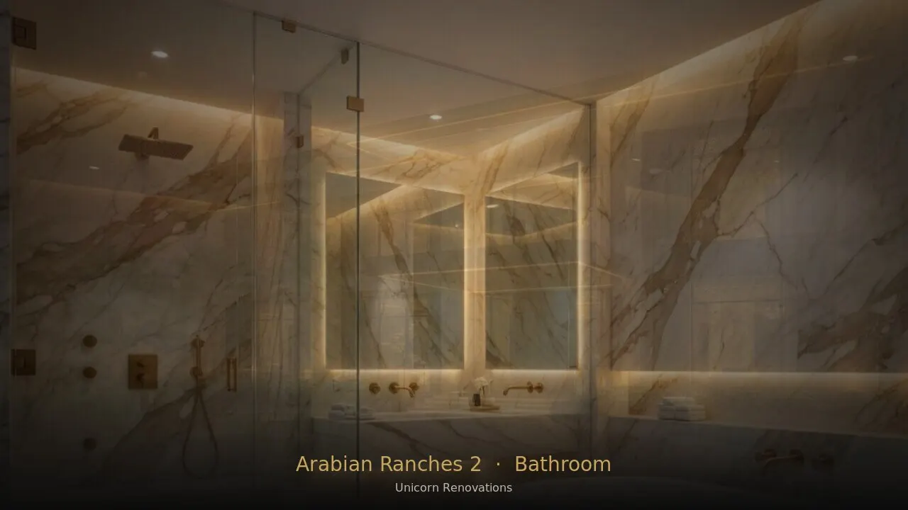 Bathroom Renovation in Arabian Ranches 2