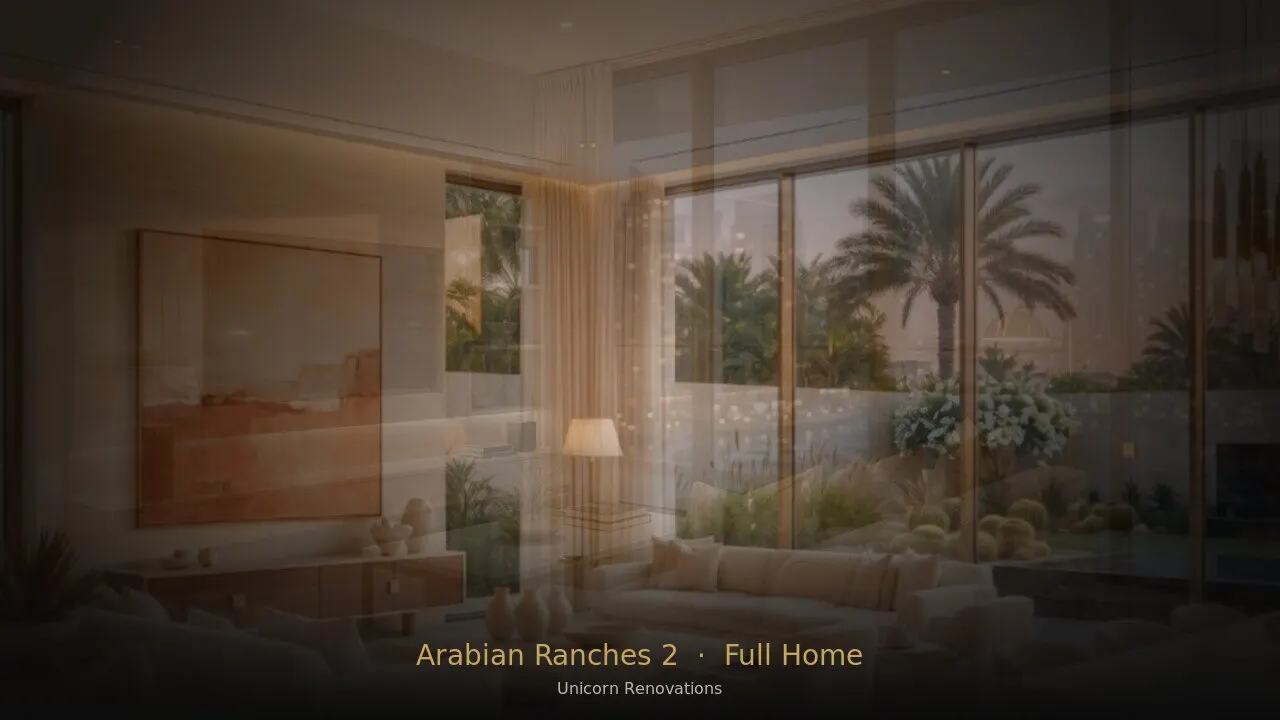 Full Home Renovation in Arabian Ranches 2