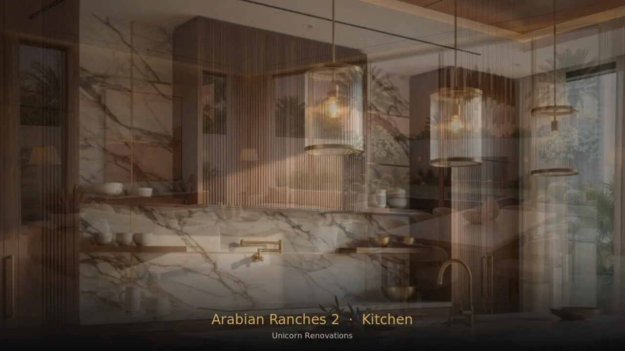 Kitchen Renovation in Arabian Ranches 2