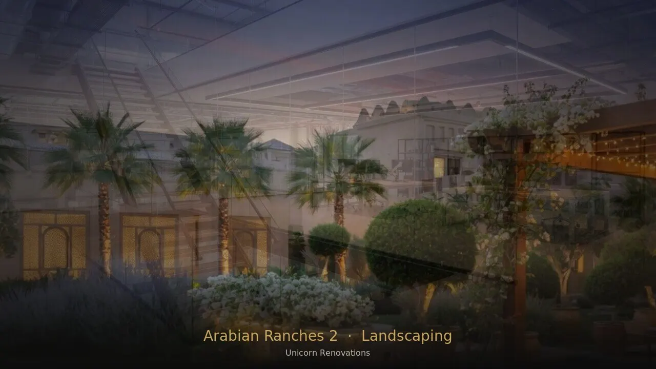 Landscaping in Arabian Ranches 2