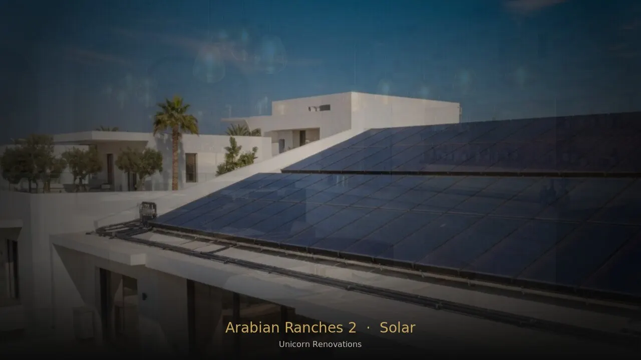 Solar Solutions in Arabian Ranches 2