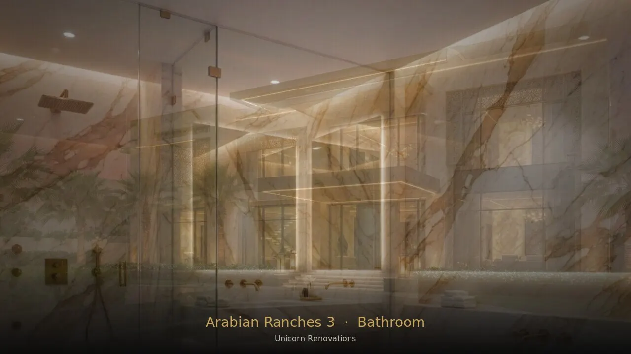 Bathroom Renovation in Arabian Ranches 3