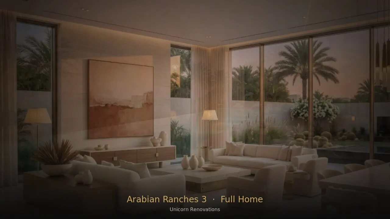 Full Home Renovation in Arabian Ranches 3