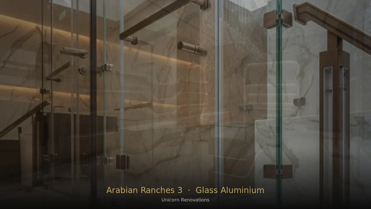 Glass & Aluminium Works in Arabian Ranches 3