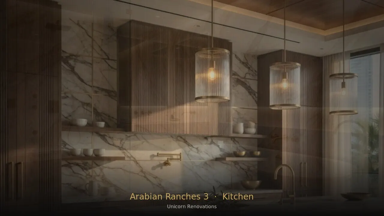 Kitchen Renovation in Arabian Ranches 3