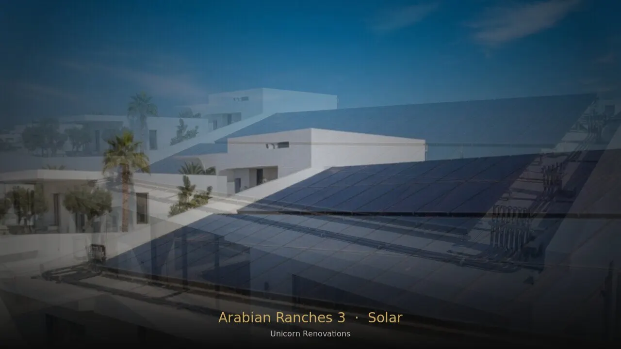 Solar Solutions in Arabian Ranches 3