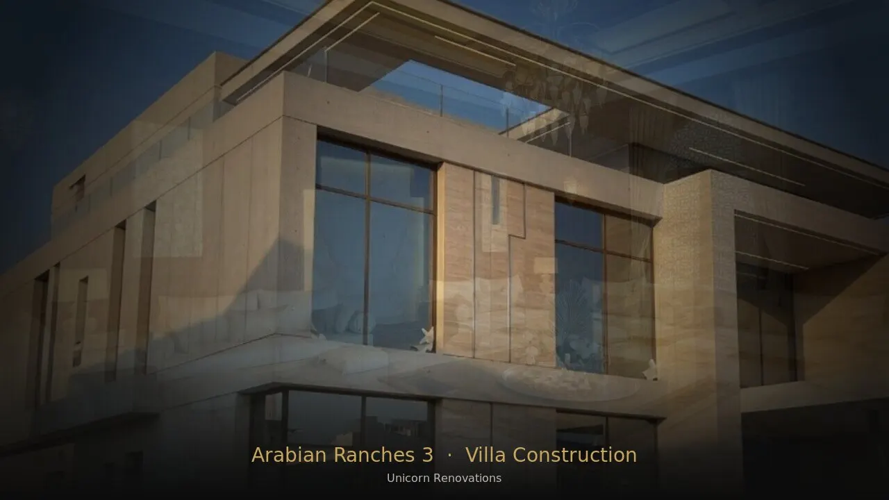 Villa Construction in Arabian Ranches 3