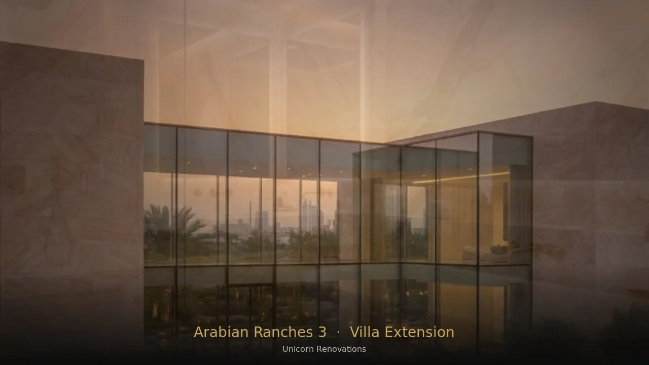 Villa Extension in Arabian Ranches 3