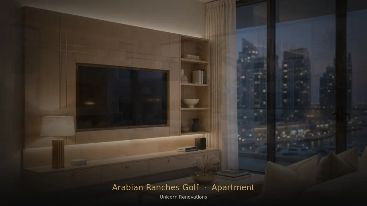 Apartment Renovation in Arabian Ranches Golf Community
