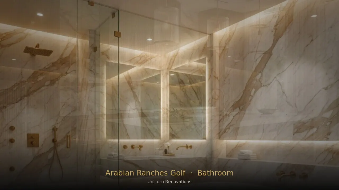 Bathroom Renovation in Arabian Ranches Golf Community