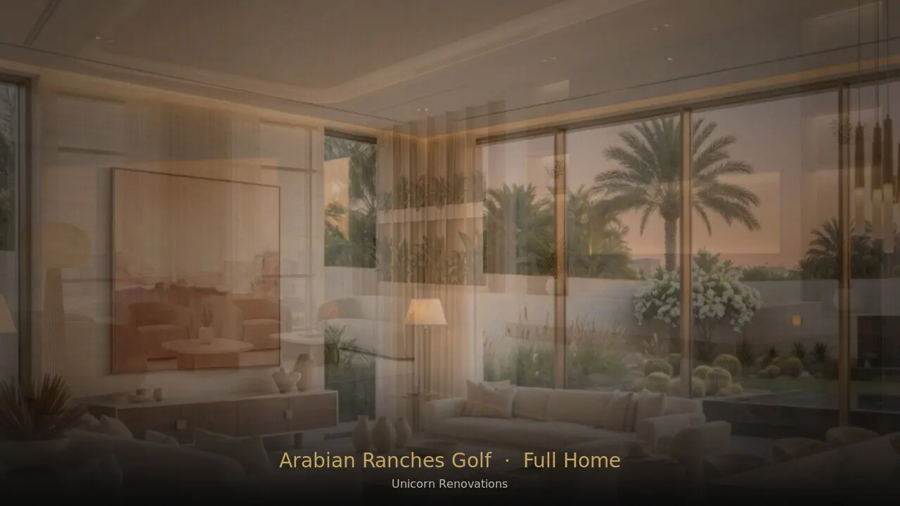 Full Home Renovation in Arabian Ranches Golf Community