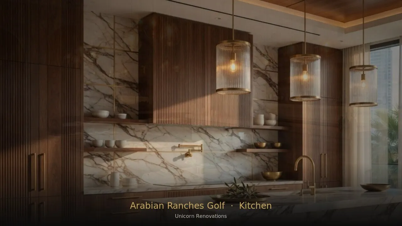 Kitchen Renovation in Arabian Ranches Golf Community