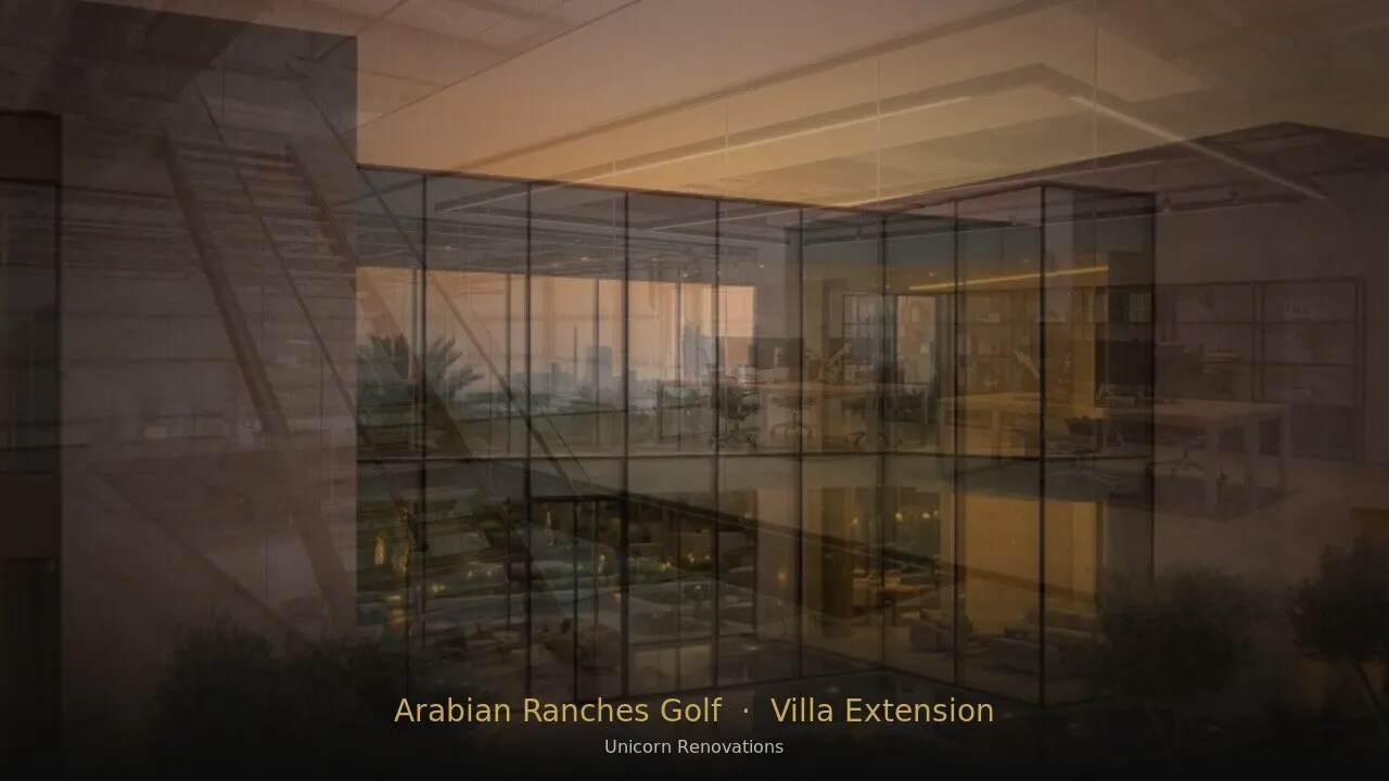 Villa Extension in Arabian Ranches Golf Community