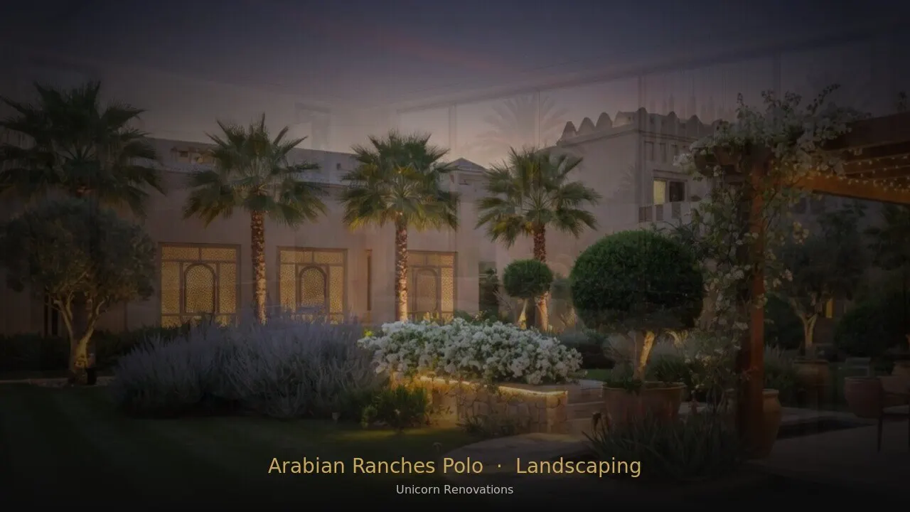 Landscaping in Arabian Ranches Polo
