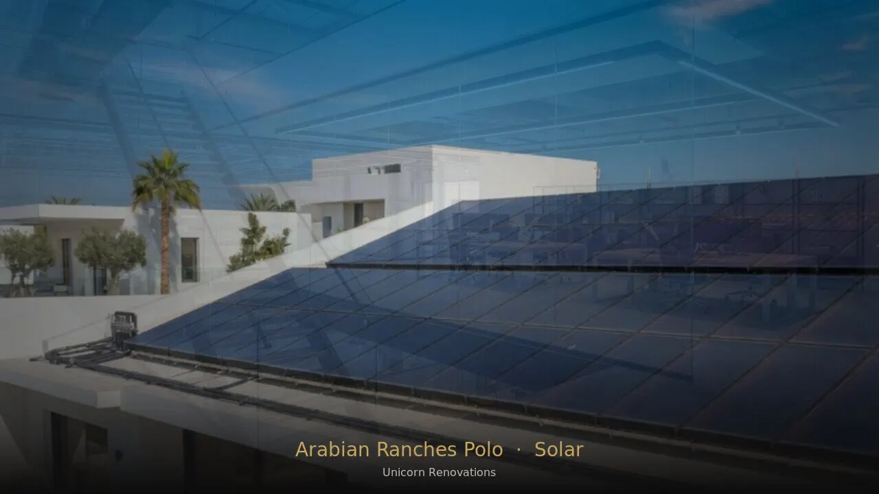 Solar Solutions in Arabian Ranches Polo