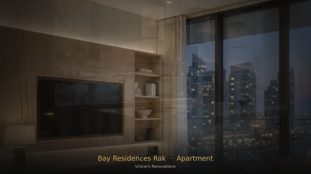 Apartment Renovation in The Bay Residences RAK