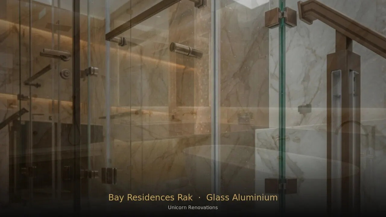 Glass & Aluminium Works in The Bay Residences RAK