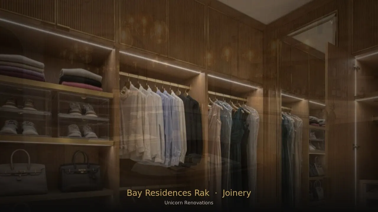Joinery & Cabinetry in The Bay Residences RAK