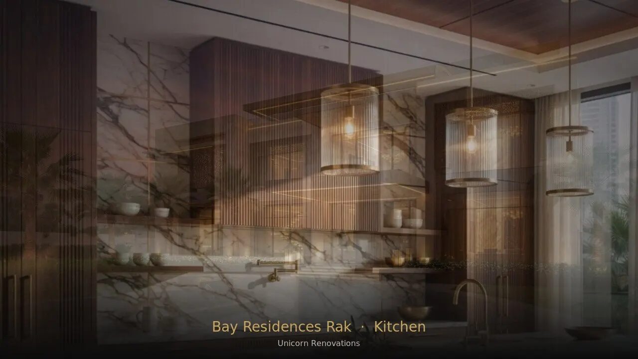 Kitchen Renovation in The Bay Residences RAK