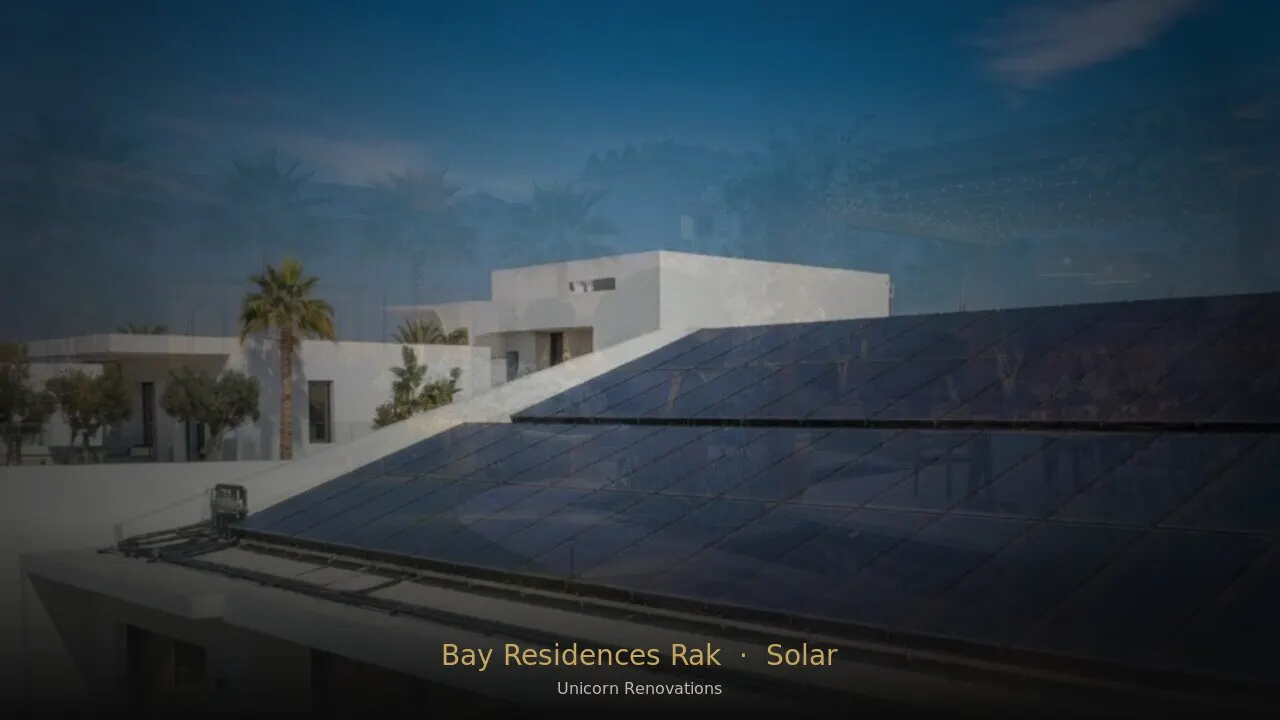 Solar Solutions in The Bay Residences RAK
