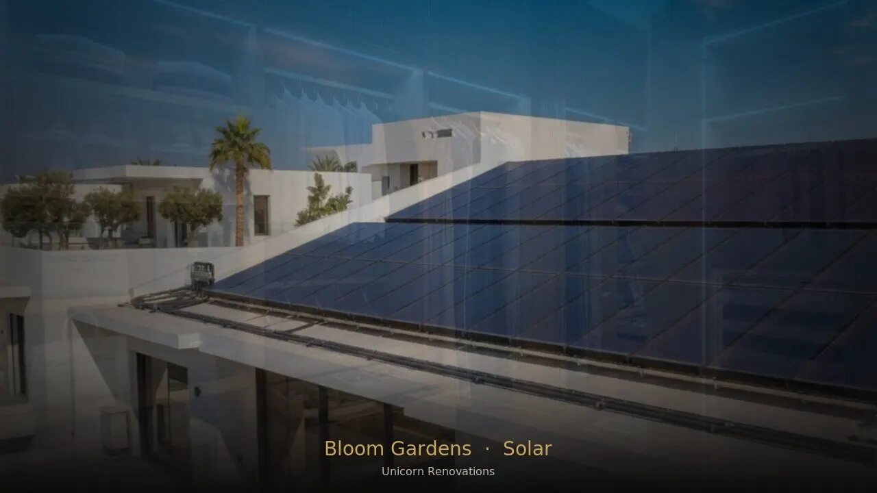Solar Solutions in Bloom Gardens