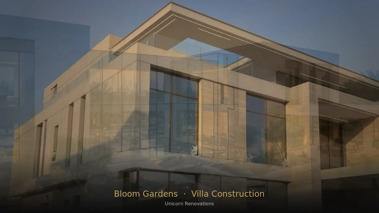 Villa Construction in Bloom Gardens