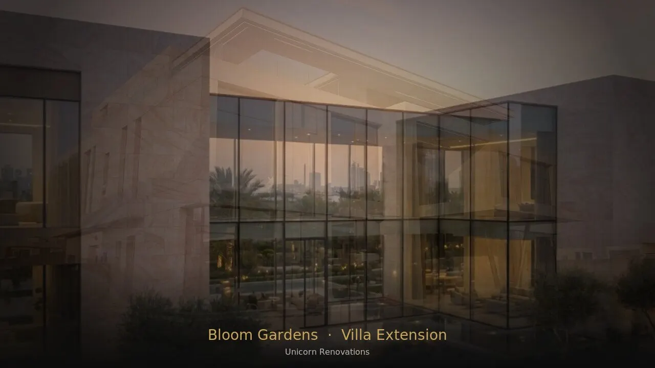 Villa Extension in Bloom Gardens
