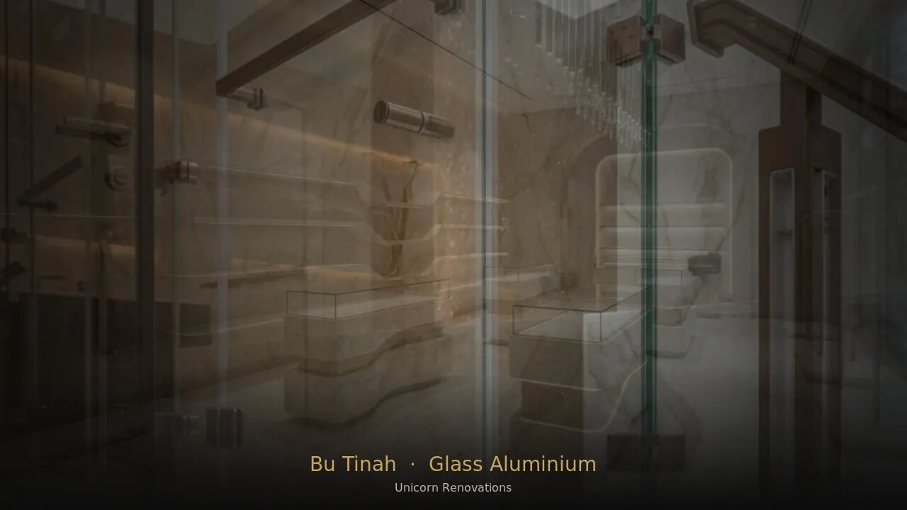 Glass & Aluminium Works in Sharjah Garden City clusters