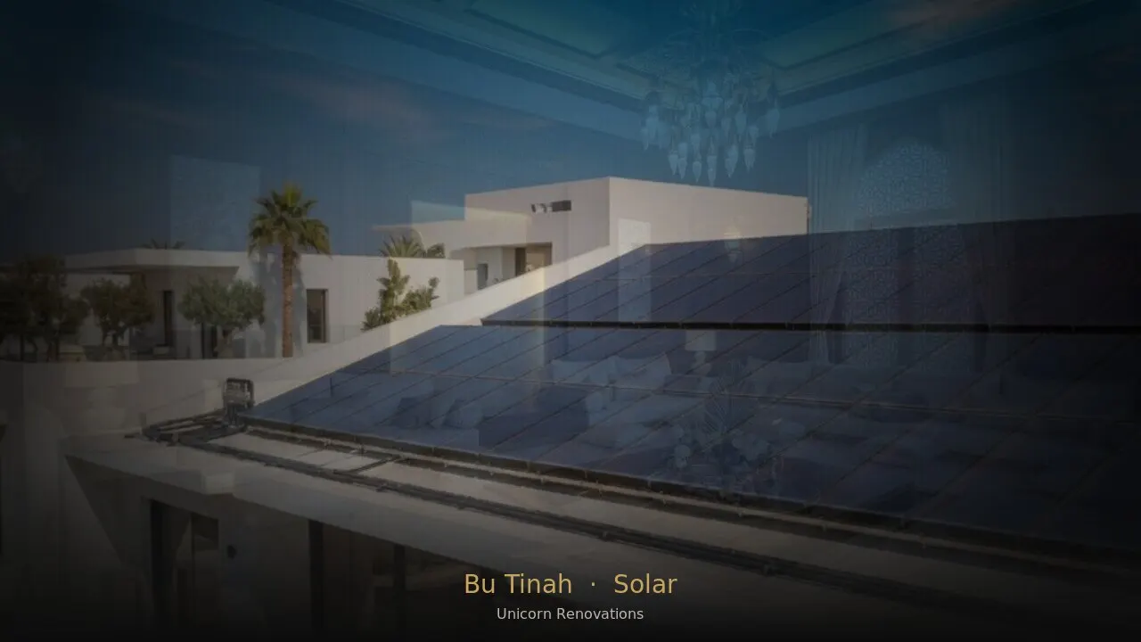Solar Solutions in Sharjah Garden City clusters — Unicorn Renovations