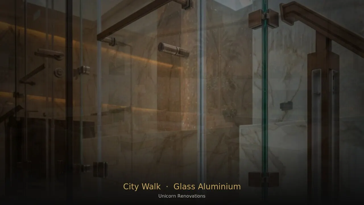 Glass & Aluminium Works in City Walk