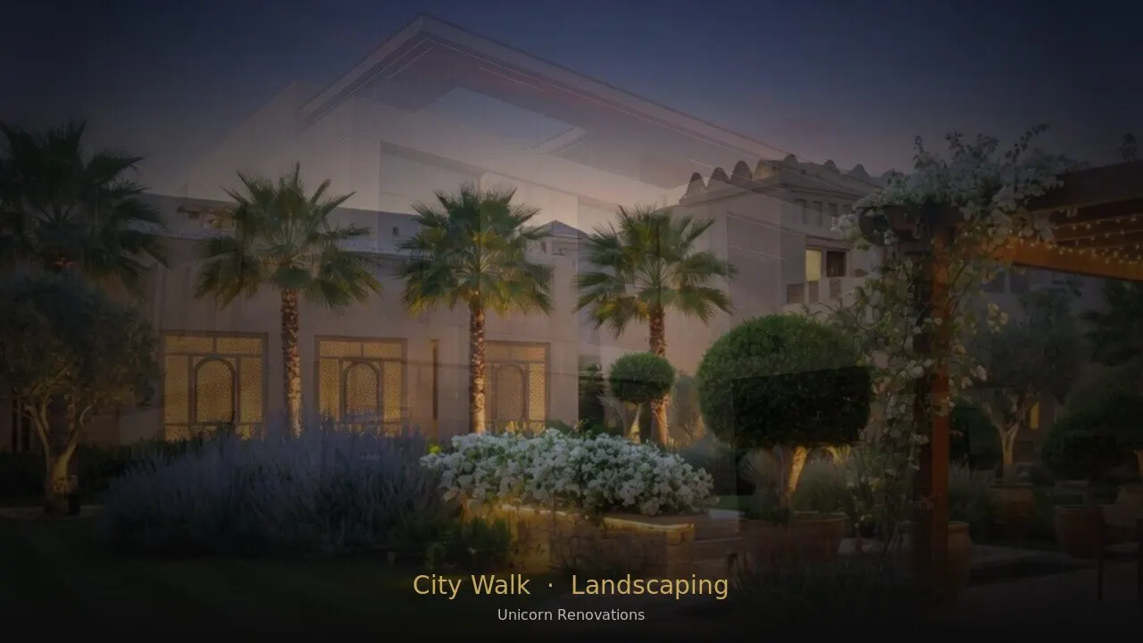 Landscaping in City Walk