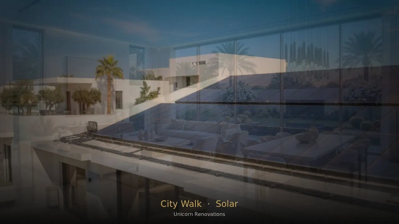 Solar Solutions in City Walk — Unicorn Renovations