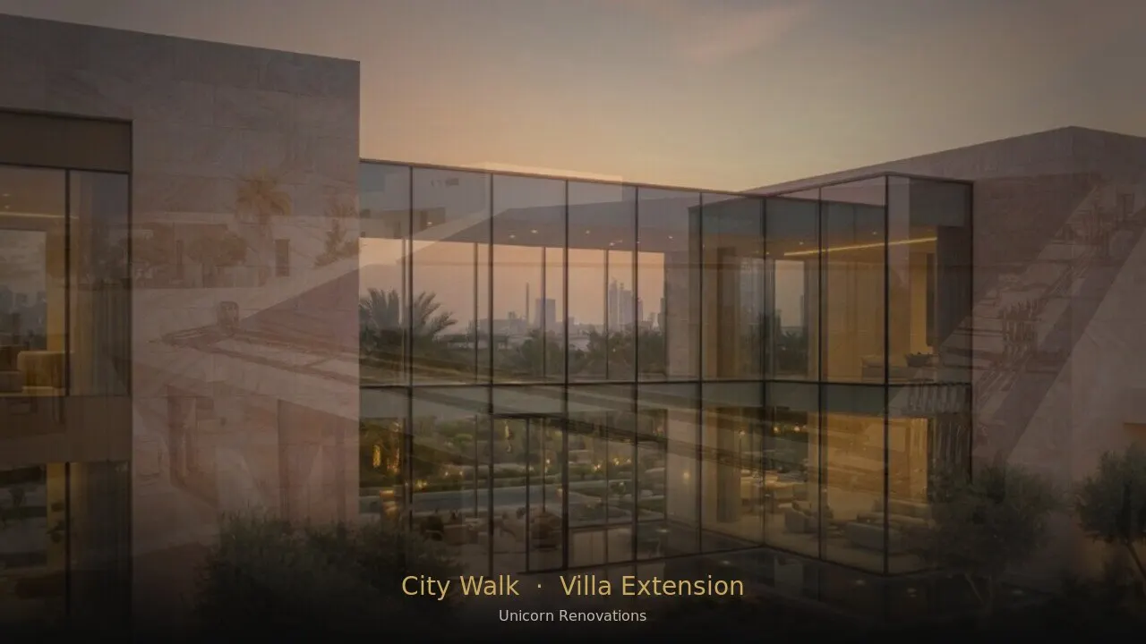 Villa Extension in City Walk