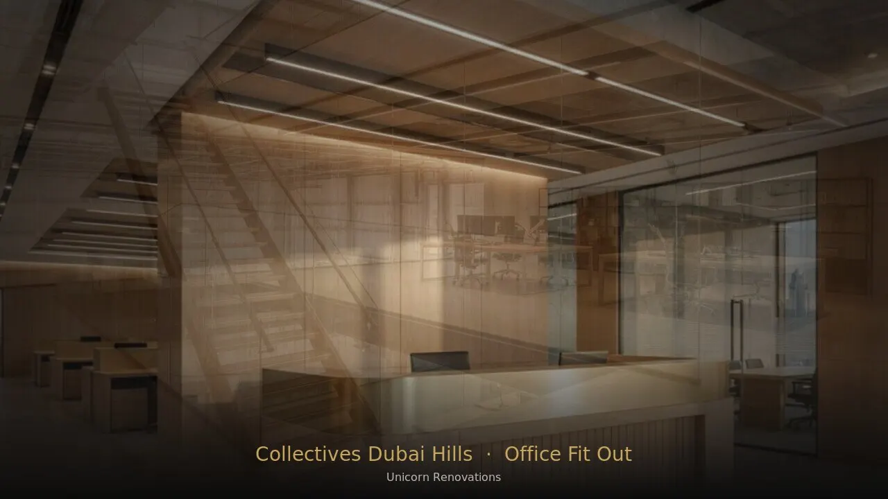 Office Fit-Out in Collectives at Dubai Hills — Unicorn Renovations