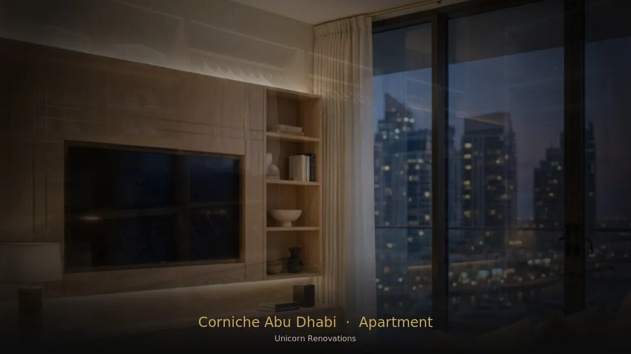 Apartment Renovation in Abu Dhabi Corniche
