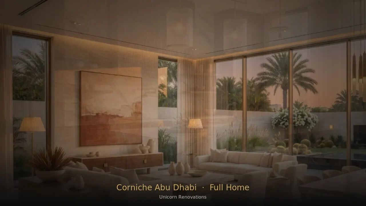 Full Home Renovation in Abu Dhabi Corniche