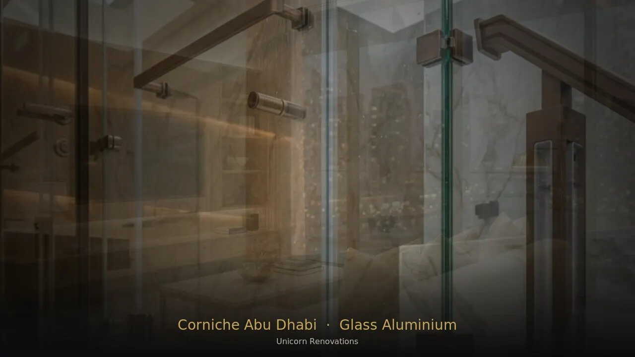 Glass & Aluminium Works in Abu Dhabi Corniche