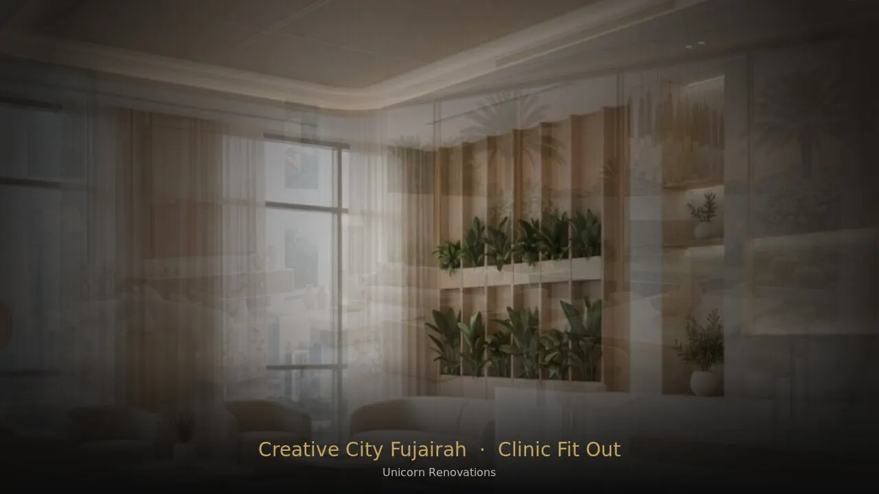 Clinic Fit-Out in Creative City Fujairah