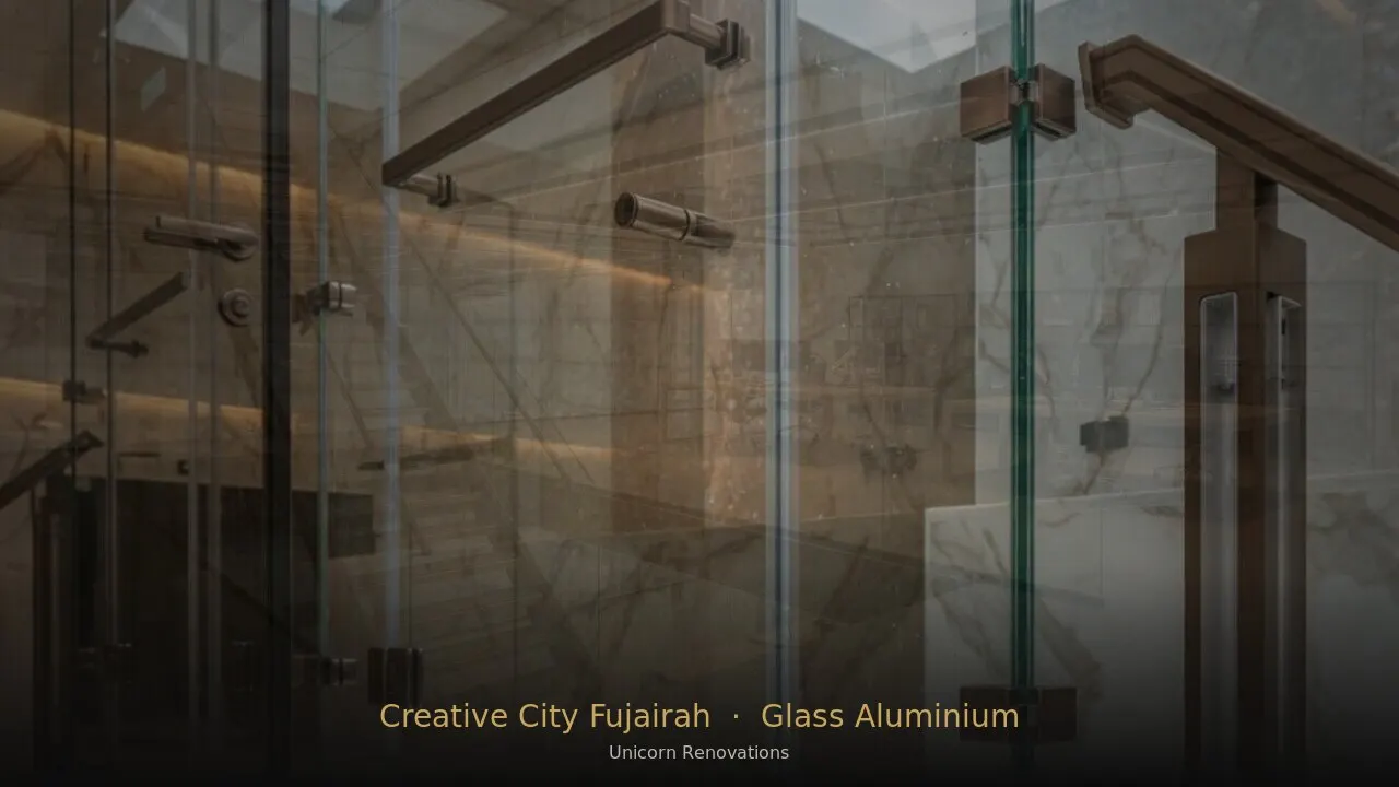 Glass & Aluminium Works in Creative City Fujairah
