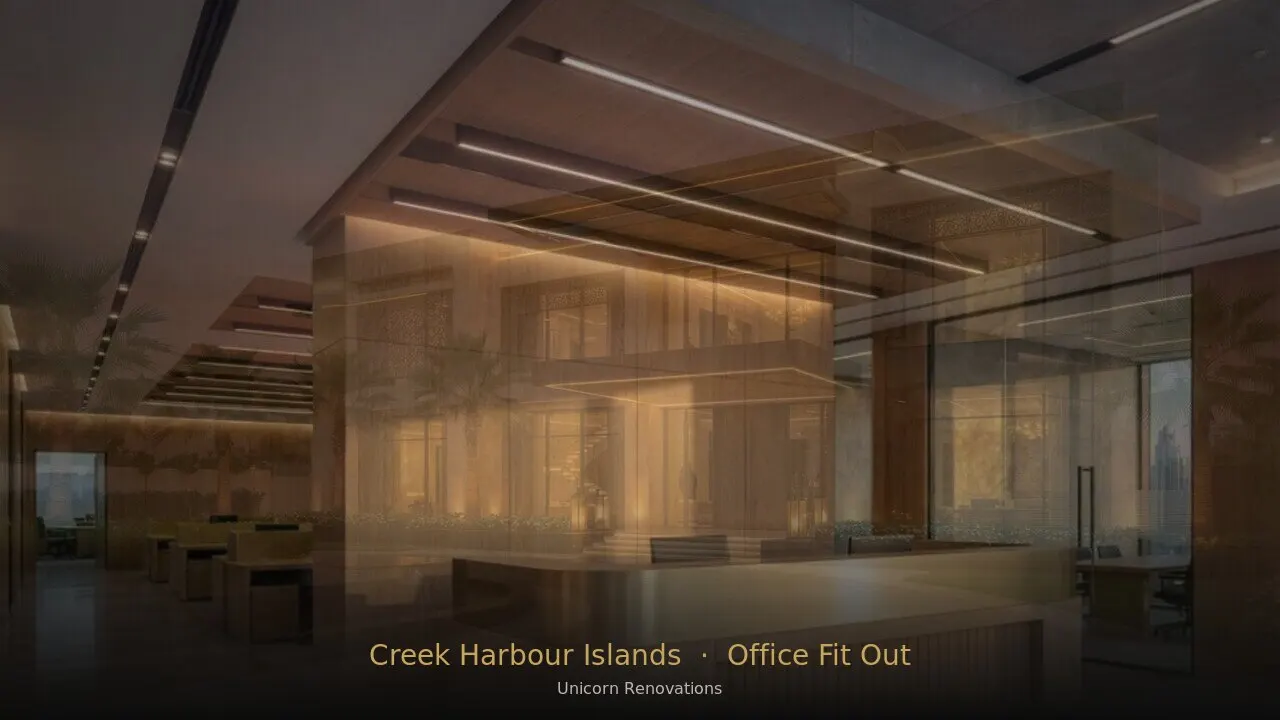 Office Fit-Out in Creek Harbour Islands